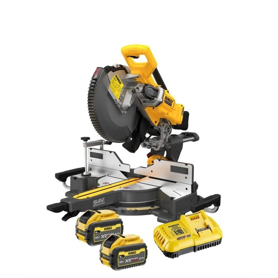 Dewalt DCS781X2 XR FlexVolt Cordless Mitre Saw 305mm 54V 2 x 9.0Ah Li-ion