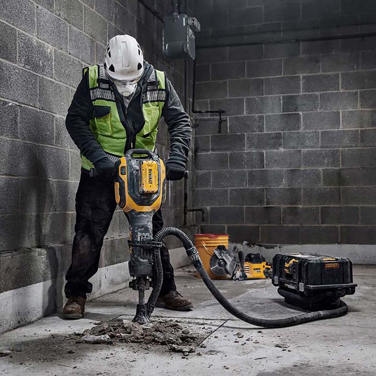 Dewalt DCH966Z2 54V Flexvolt Brushless 28mm Demolition Hammer 2 x 5.0Ah Battery