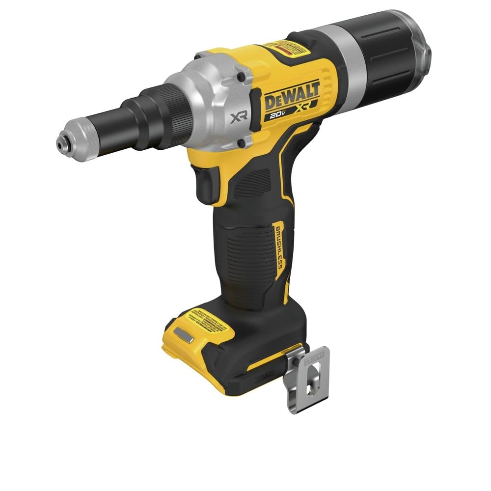 DEWALT 20V MAX XR Cordless Rivet Tool, 1/4", Bare Tool Only (DCF414B)