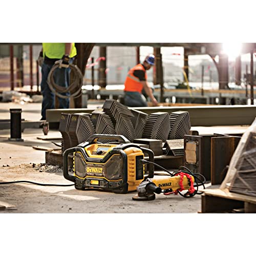 DEWALT 20V MAX Bluetooth Radio, 100 ft Range, Portable for Jobsites (DCR025)