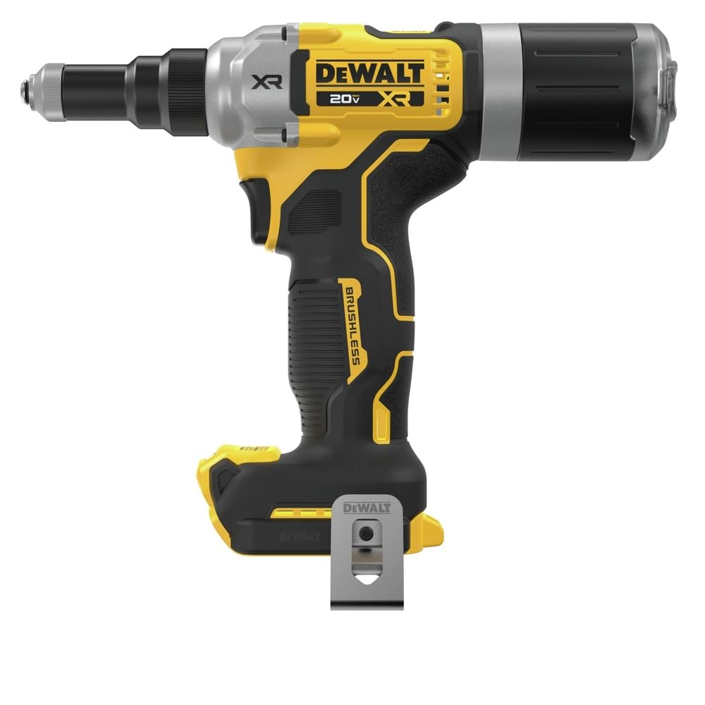 DEWALT 20V MAX XR Cordless Rivet Tool, 1/4", Bare Tool Only (DCF414B)