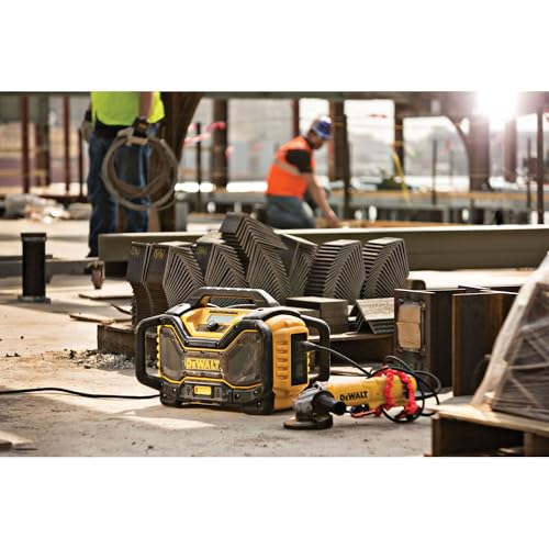 DEWALT 20V MAX Bluetooth Radio, 100 ft Range, Portable for Jobsites (DCR025)