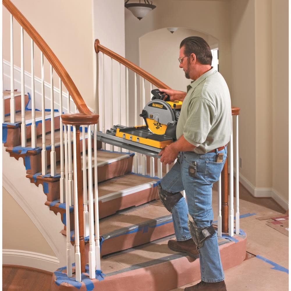 DEWALT Wet Tile Saw with Stand, 10-Inch, Corded (D24000S)