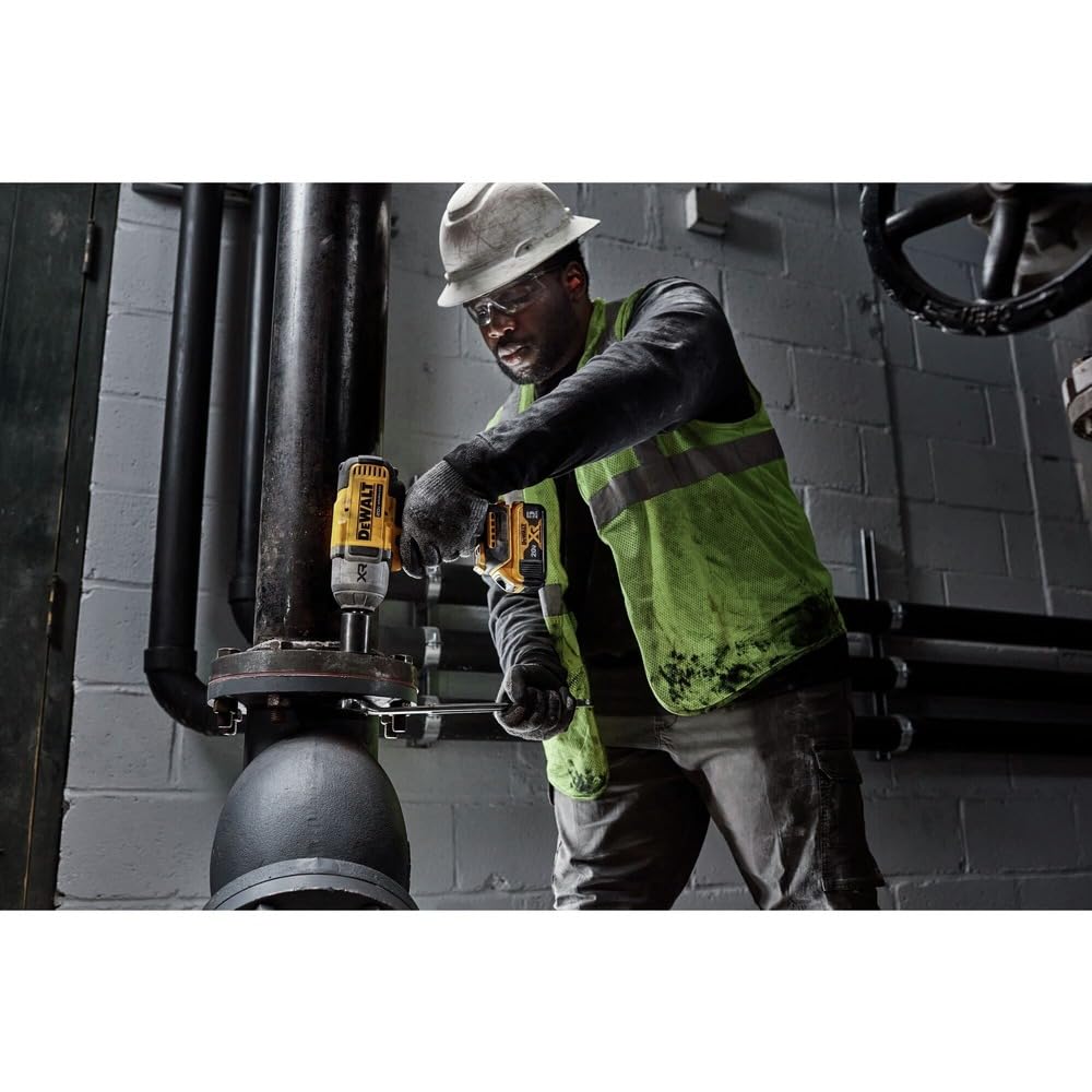 DEWALT 20V MAX Cordless Impact Wrench, 1/2 Impact Gun, High Torque with Hog Ring Anvil, Tool Only (DCF900B)