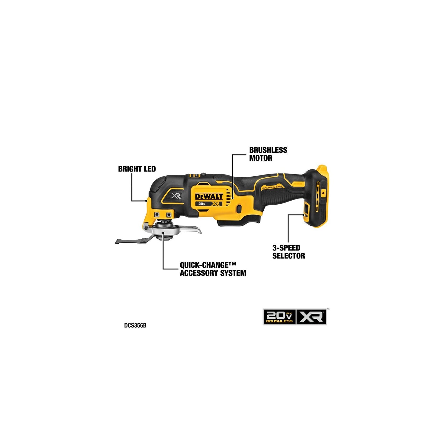 DEWALT Tools 5 Tool Power Tool Combo Kit, Cordless Drill Impact Driver Saw Oscillating Multi-tool Set with 20V MAX Battery and Charger (DCK551D1M1)
