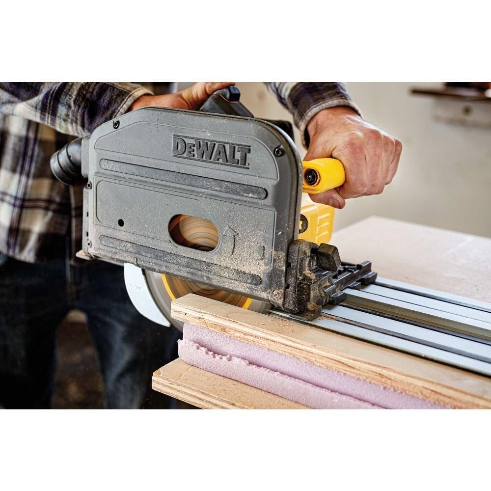 DEWALT 60V MAX* Circular Saw, 6-1/2-Inch, Cordless TrackSaw, Tool Only (DCS520B)