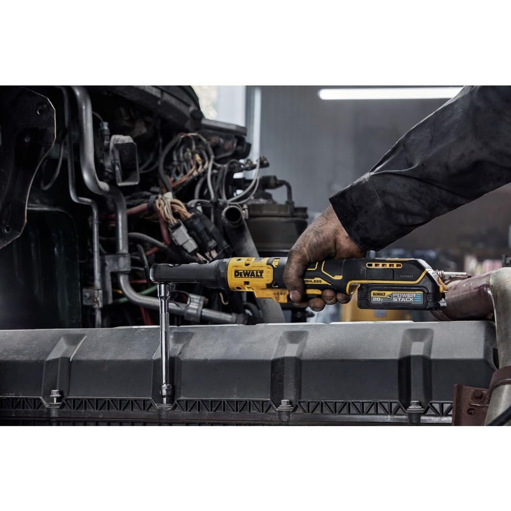 DEWALT 20V MAX XR Cordless Ratchet, 3/8" and 1/2" Sealed Head Ratchet, Bare Tool Only (DCF510B)