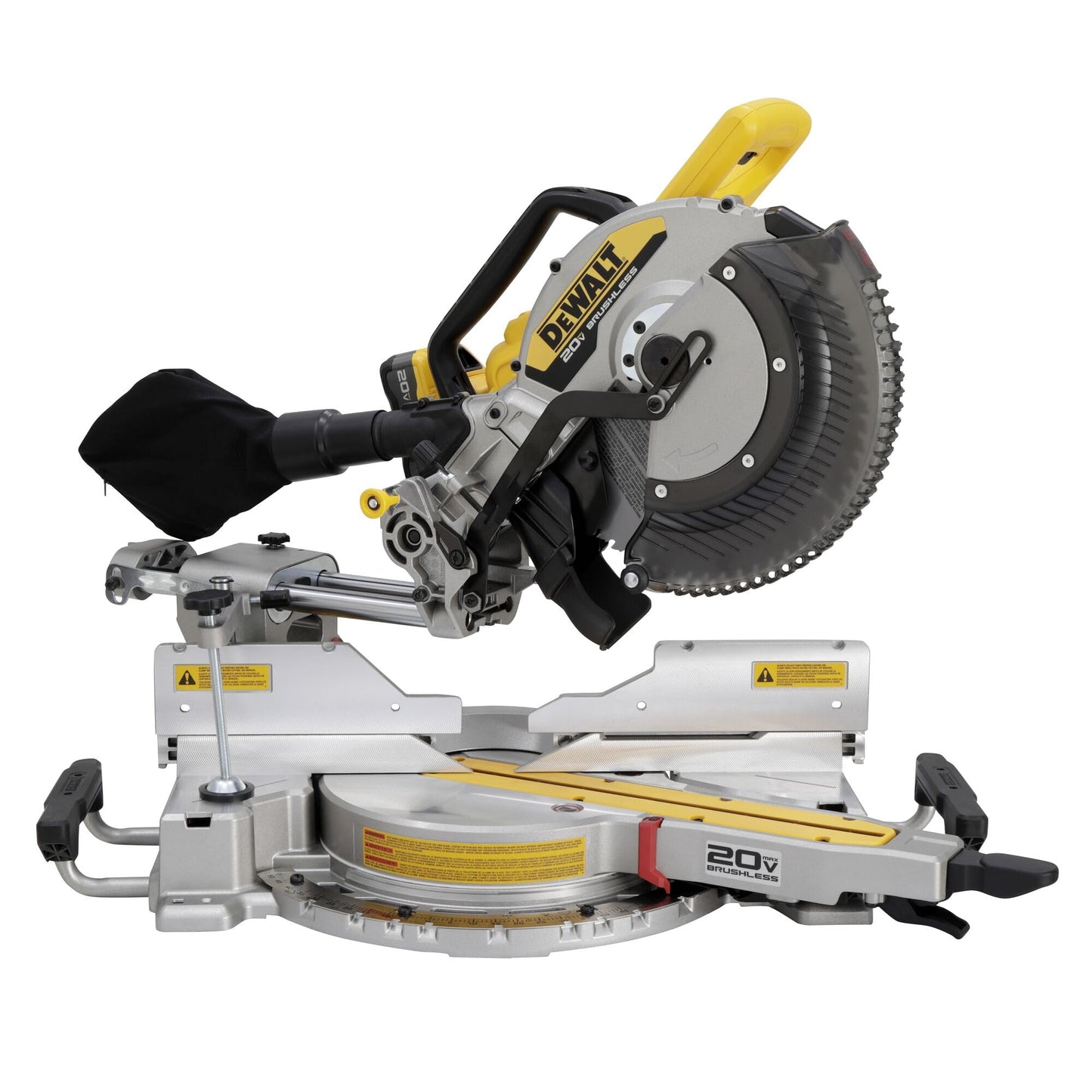 DEWALT 20V MAX XR 12 in. Double Bevel Sliding Miter Saw Kit (DCS785WW1)