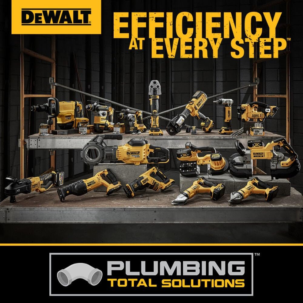 DEWALT FLEXVOLT 60V MAX* Pipe Threader Kit, Die Heads (DCE700X2K)