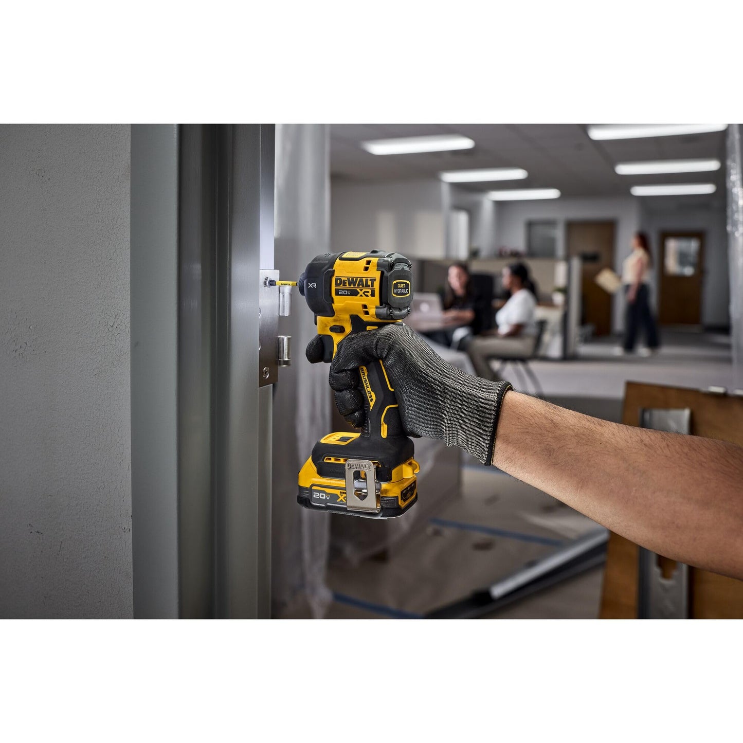 DEWALT 20V MAX XR 1/4 Inch Cordless Quiet Hydraulic Impact Driver, Bare Tool Only (DCF870B)