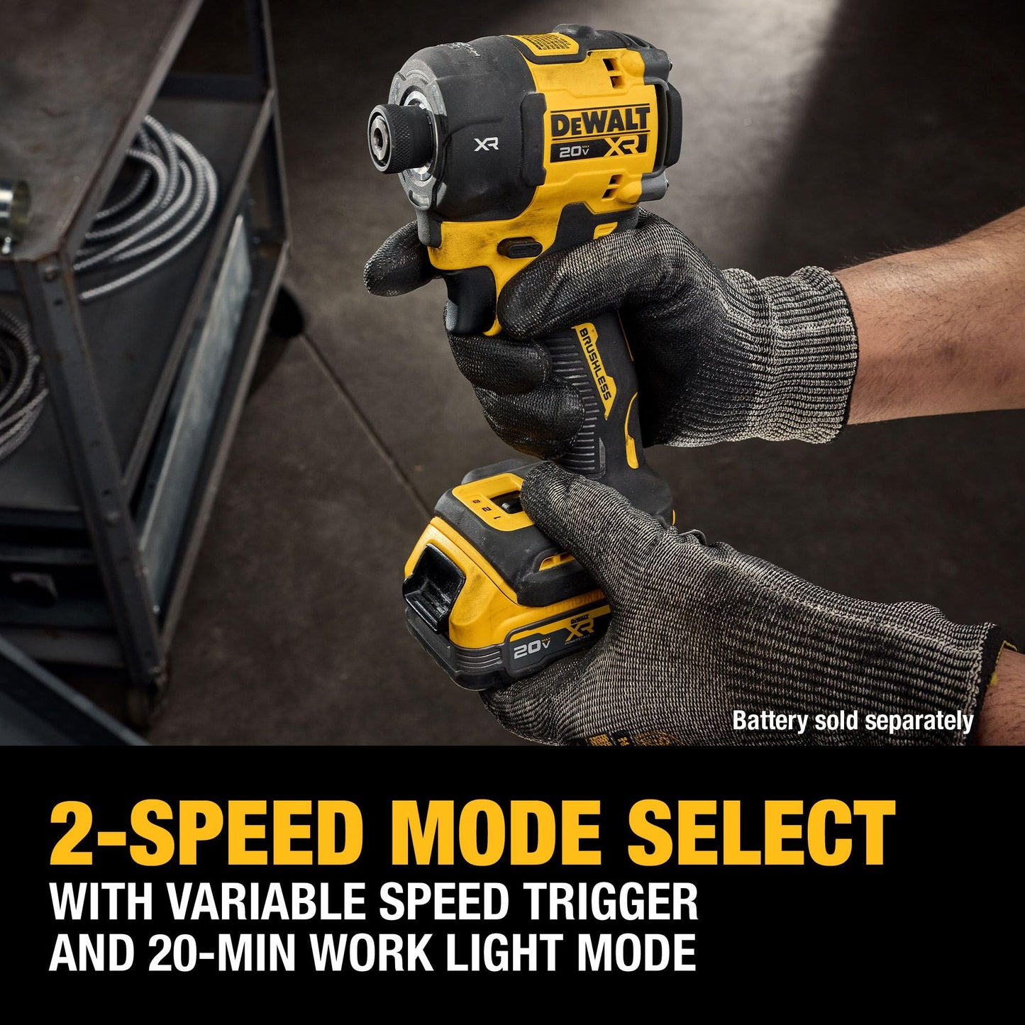 DEWALT 20V MAX XR 1/4 Inch Cordless Quiet Hydraulic Impact Driver, Bare Tool Only (DCF870B)
