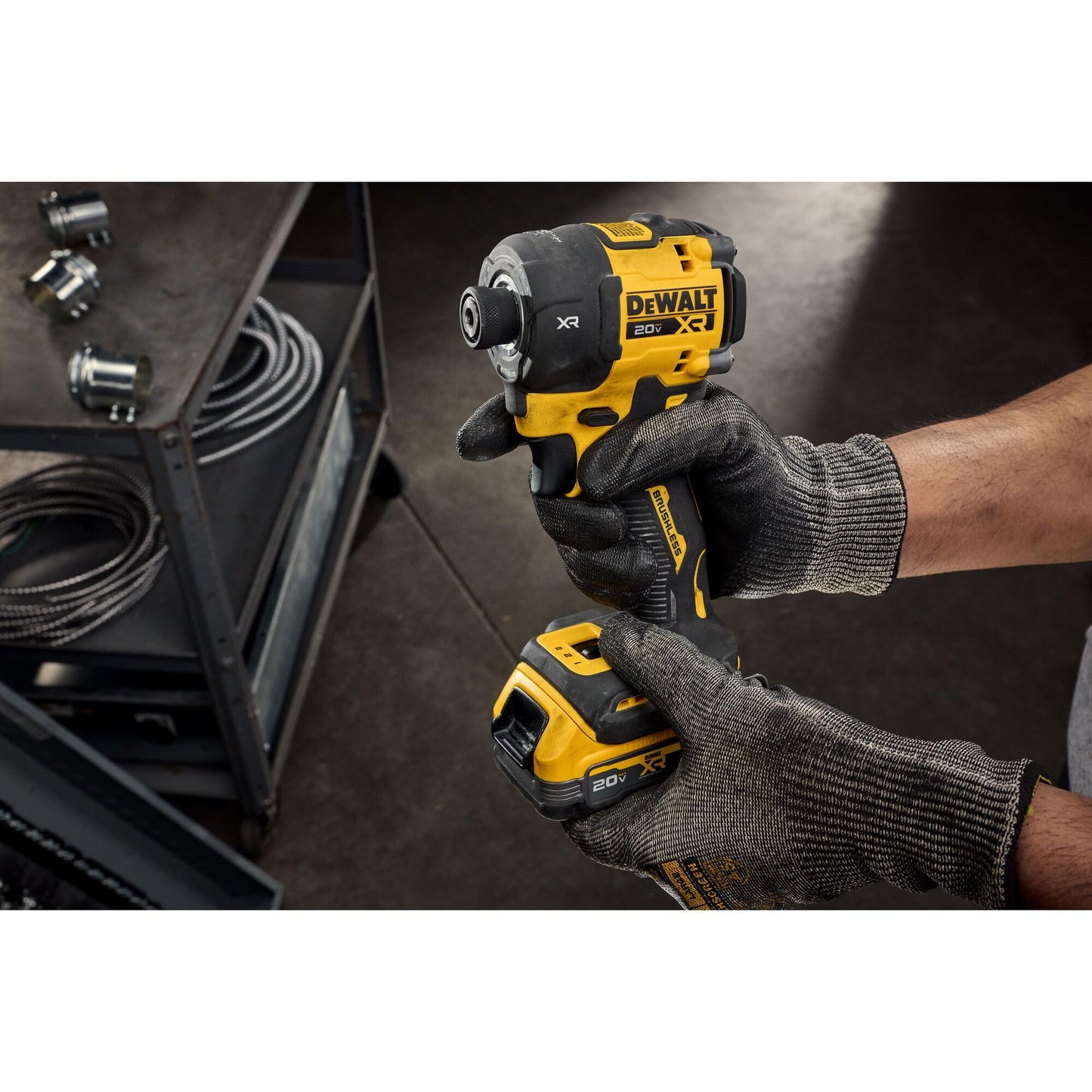 DEWALT 20V MAX XR 1/4 Inch Cordless Quiet Hydraulic Impact Driver, Bare Tool Only (DCF870B)