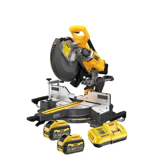 Dewalt DCS781X2 XR FlexVolt Cordless Mitre Saw 305mm 54V 2 x 9.0Ah Li-ion
