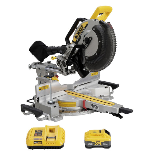 DEWALT 20V MAX XR 12 in. Double Bevel Sliding Miter Saw Kit (DCS785WW1)